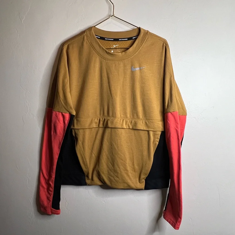 Nike Dri-FIT Mustard Athletic Crewneck‎
